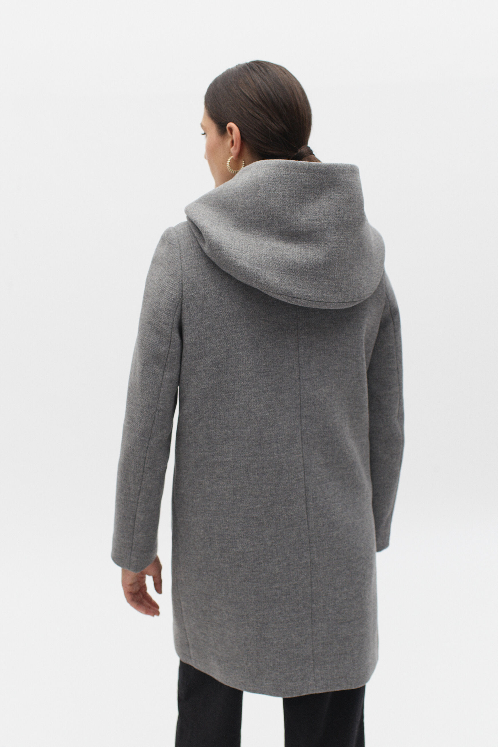 manteau acarena gris femme