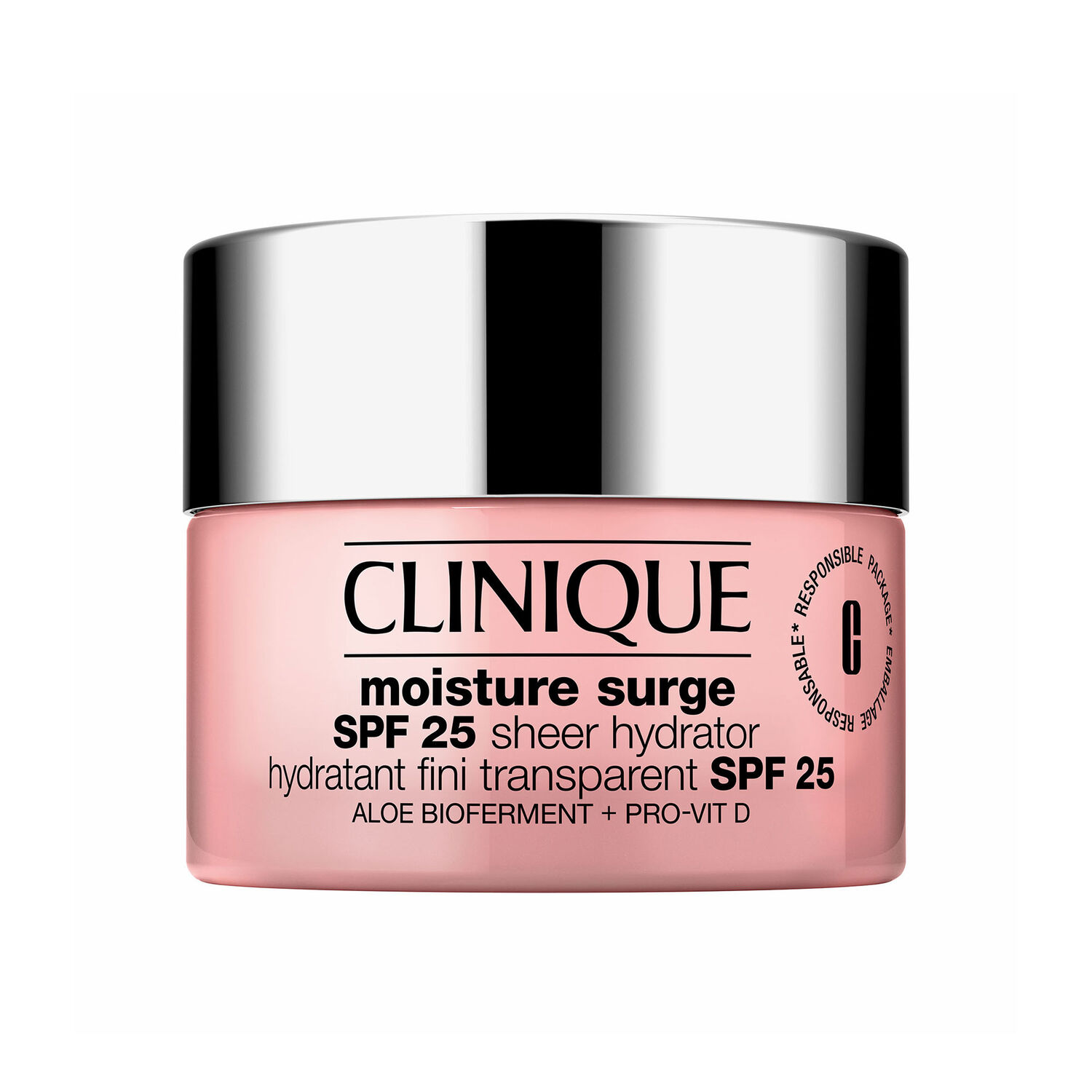 Clinique Moisture Surge SPF25 Crème Hydratante Fini Transparent