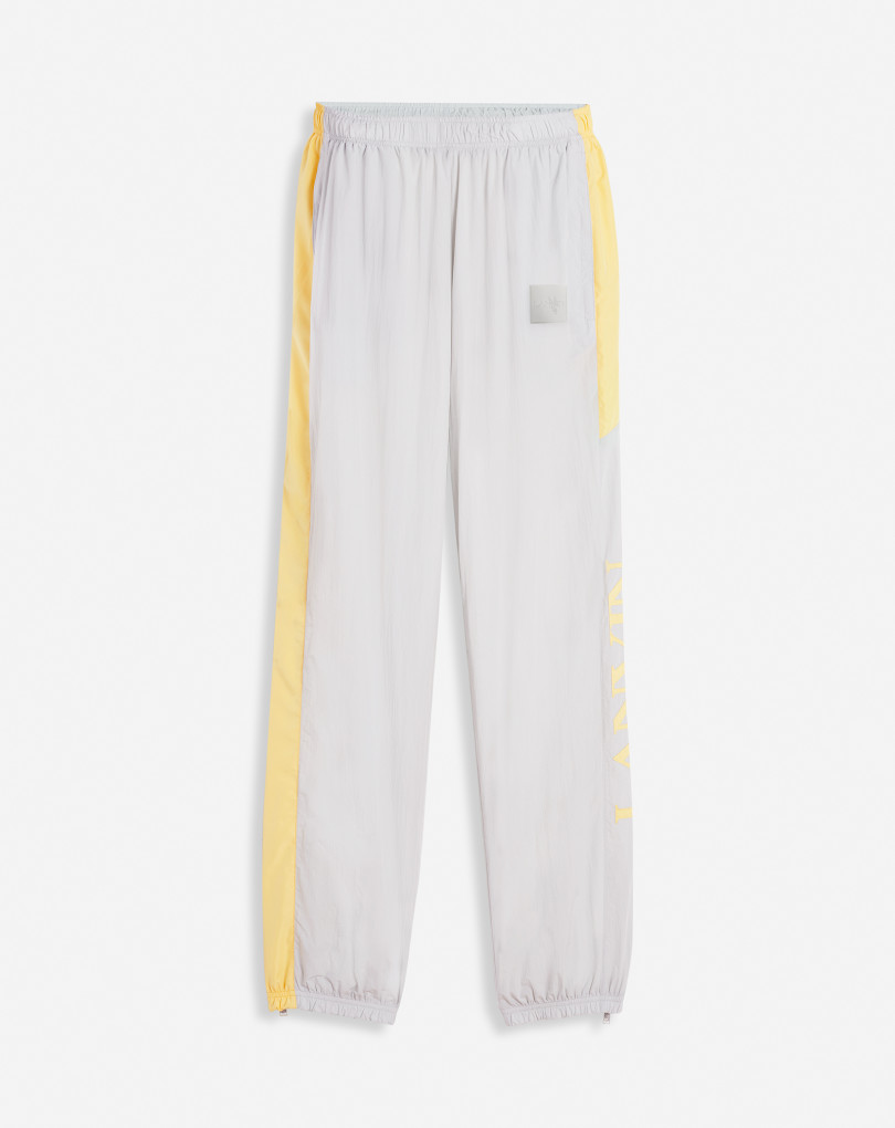 PANTALON DE SURVÊTEMENT À BANDES CONTRASTÉES LANVIN X FUTURE