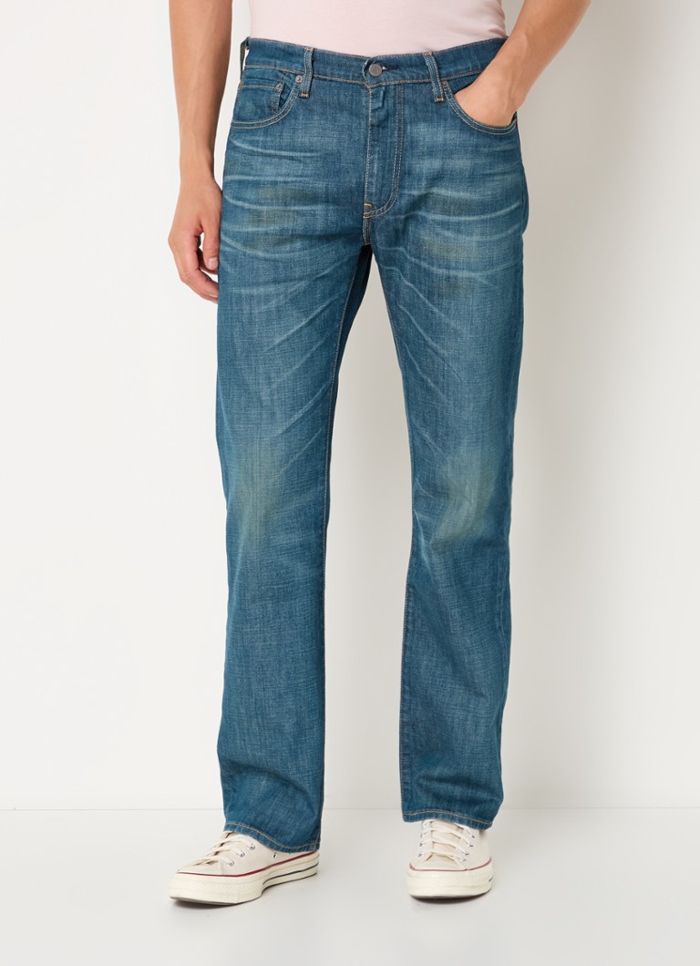 Levi's 527 tiesaus kirpimo džinsai su tamsiu skalbimu