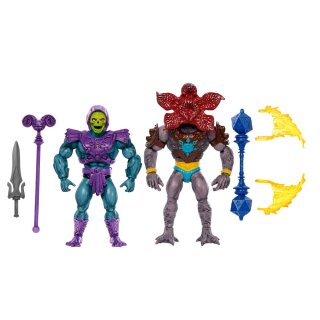 Masters of the Universe x Stranger Things Origins Actionfiguren 2er-Pack - Skeletor & Demogorgon