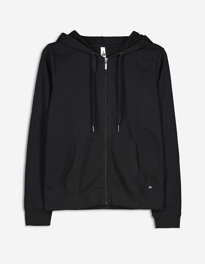 Sweatjacke - einfarbig