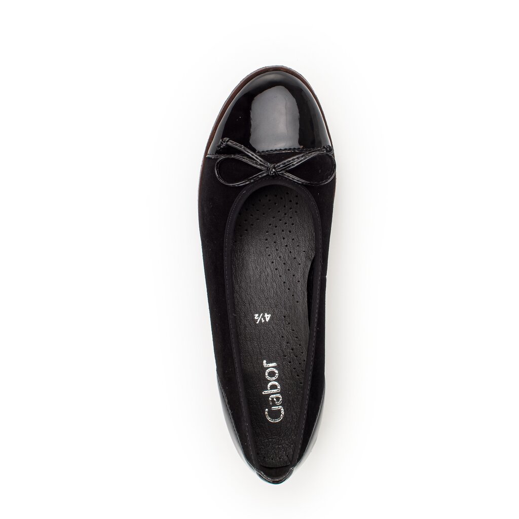 Gabor fashion Sportliche Ballerina schwarz