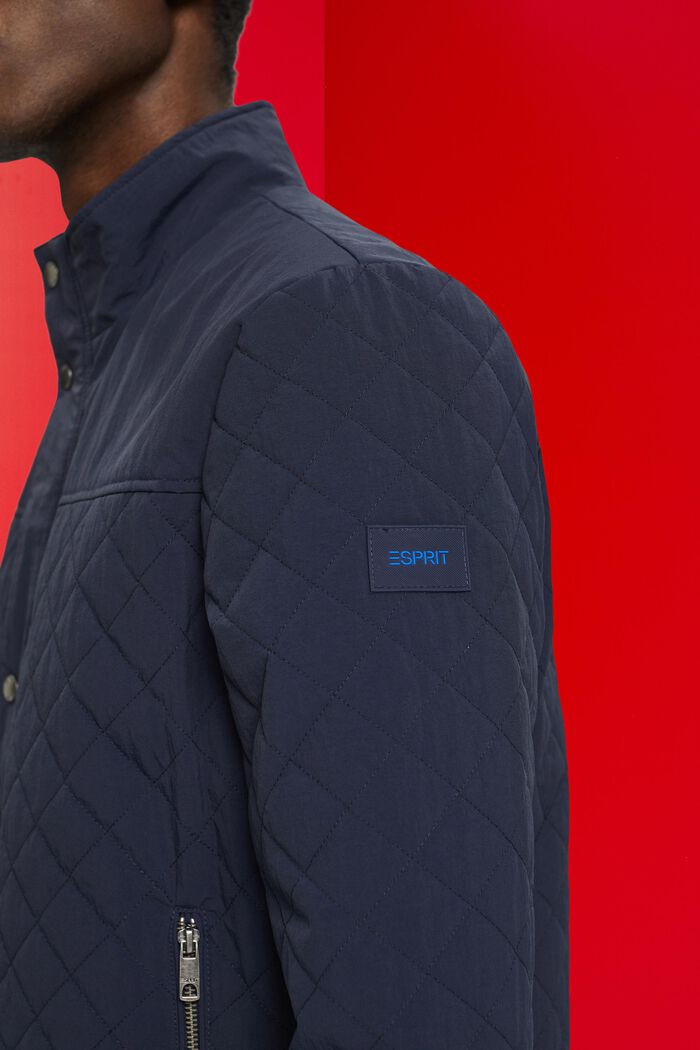 Steppjacke im Biker-Stil