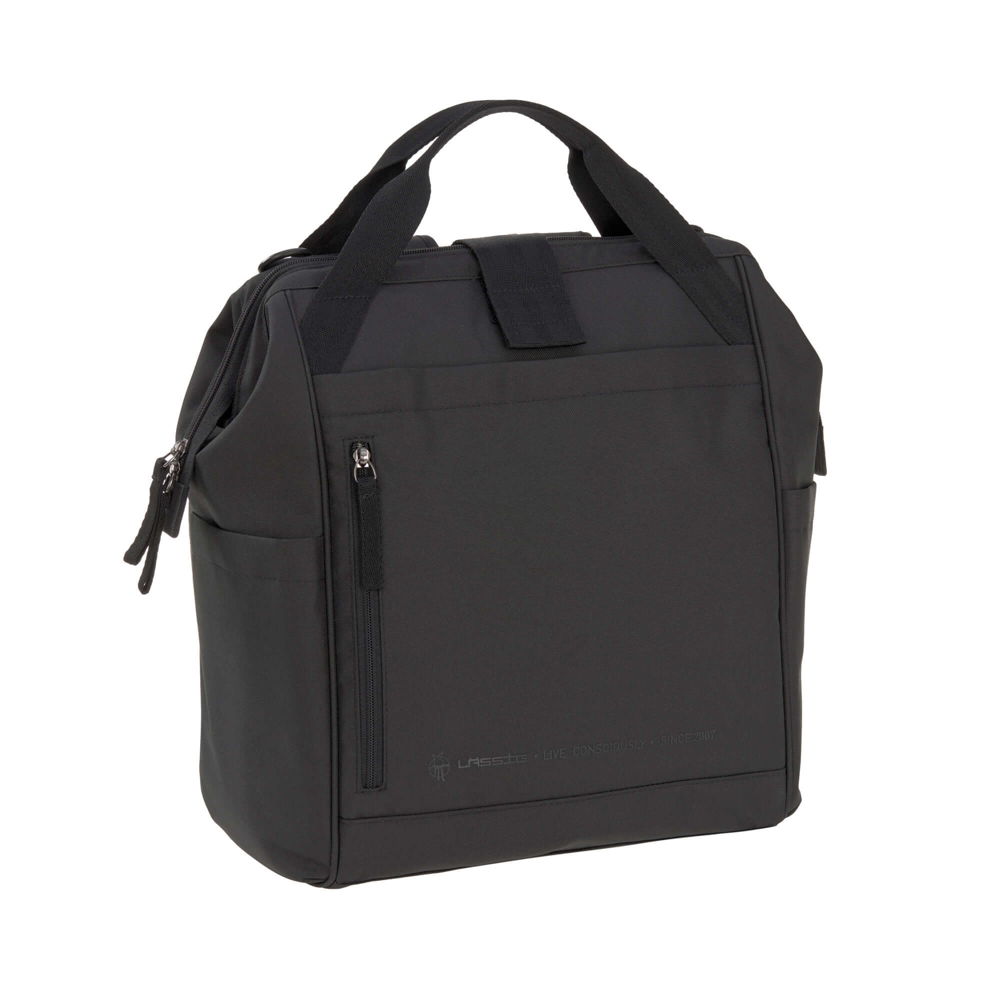 Wickelrucksack Goldie Up Green Label - Schwarz