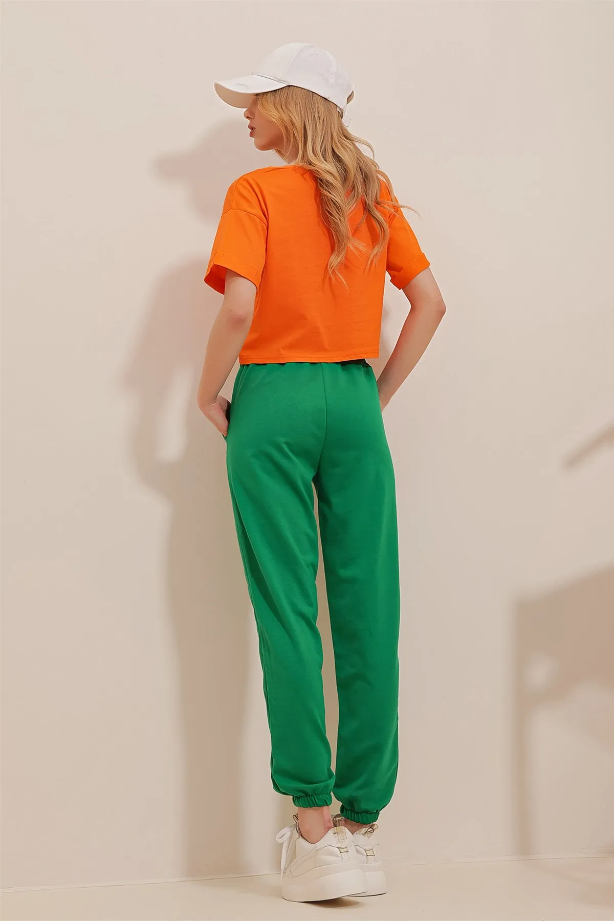 Trend Alaçatı Stili  Jogginghose - Grün - Jogger