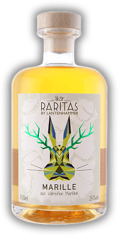 Raritas Marillenlikör Raritas Marillenlikör Aus vollreifen Marillen. 0,5	 Liter - Vol 25%