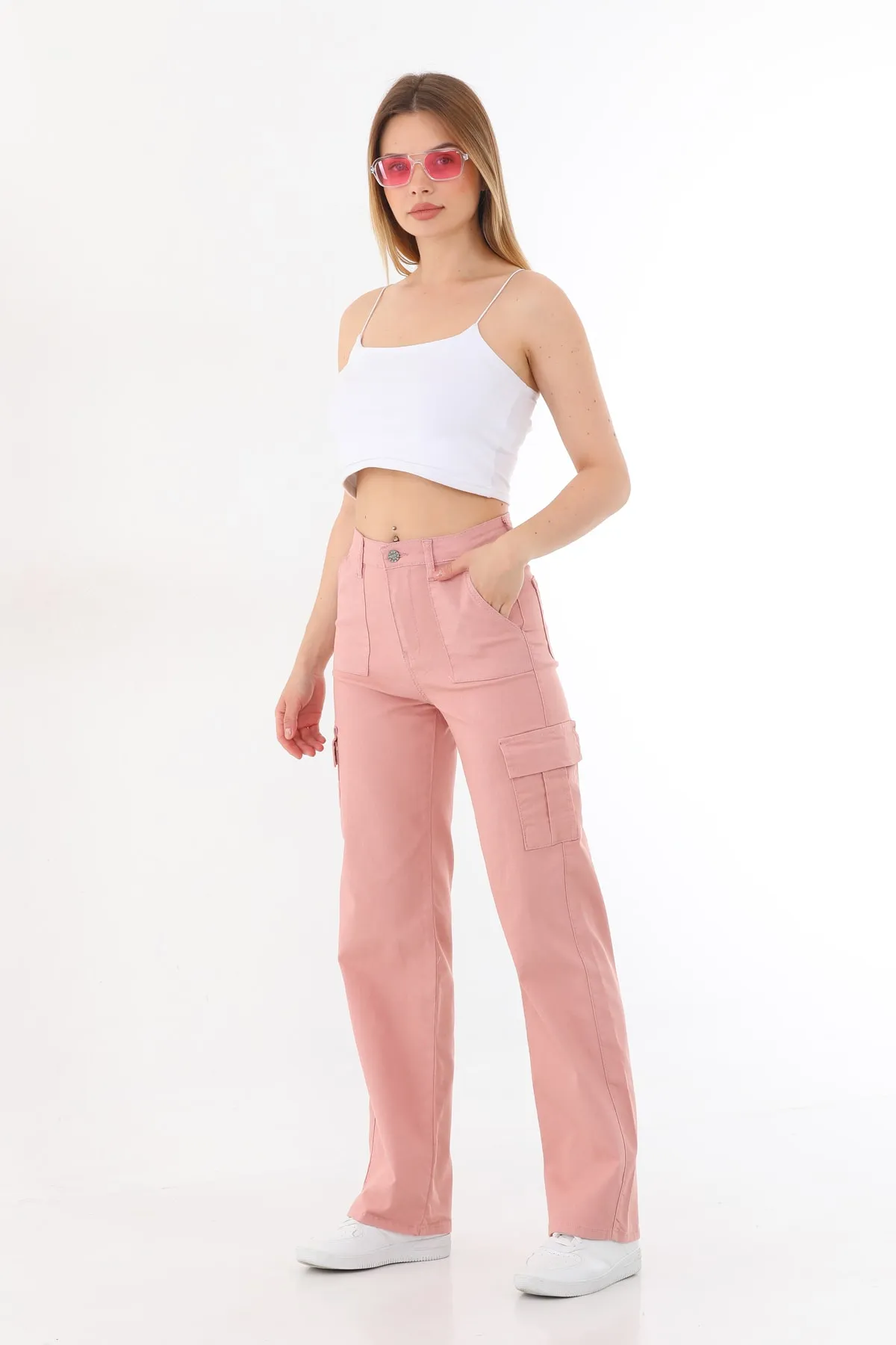 BİKELİFE  Powder Cargo-Tasche aus Lycra mit hoher Taille und weitem Bein
