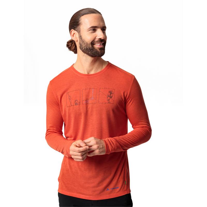 VAUDE Men's Rosemoor LS T-Shirt III T-Shirt Herren