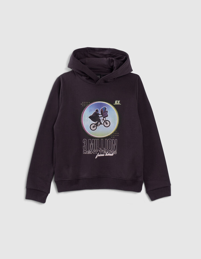 Sweat gris visuel E.T l'extra-terrestre garçon