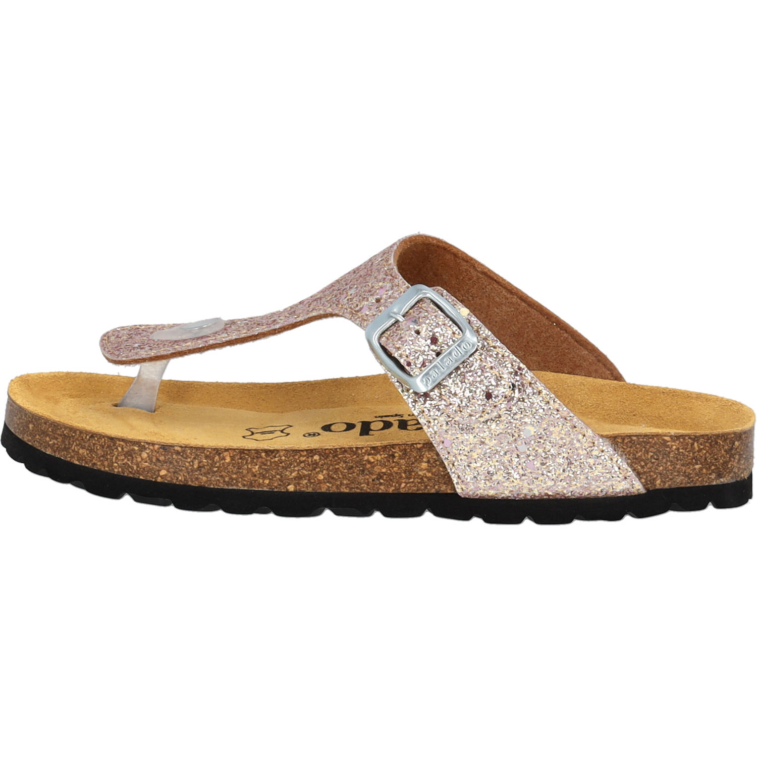 Palado Kids Kos G Glitzer, Zehentrenner, Kinder, Rosegold