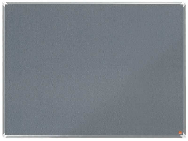 Nobo Pinnwand Filz Premium Plus Grau 120 x 90 cm