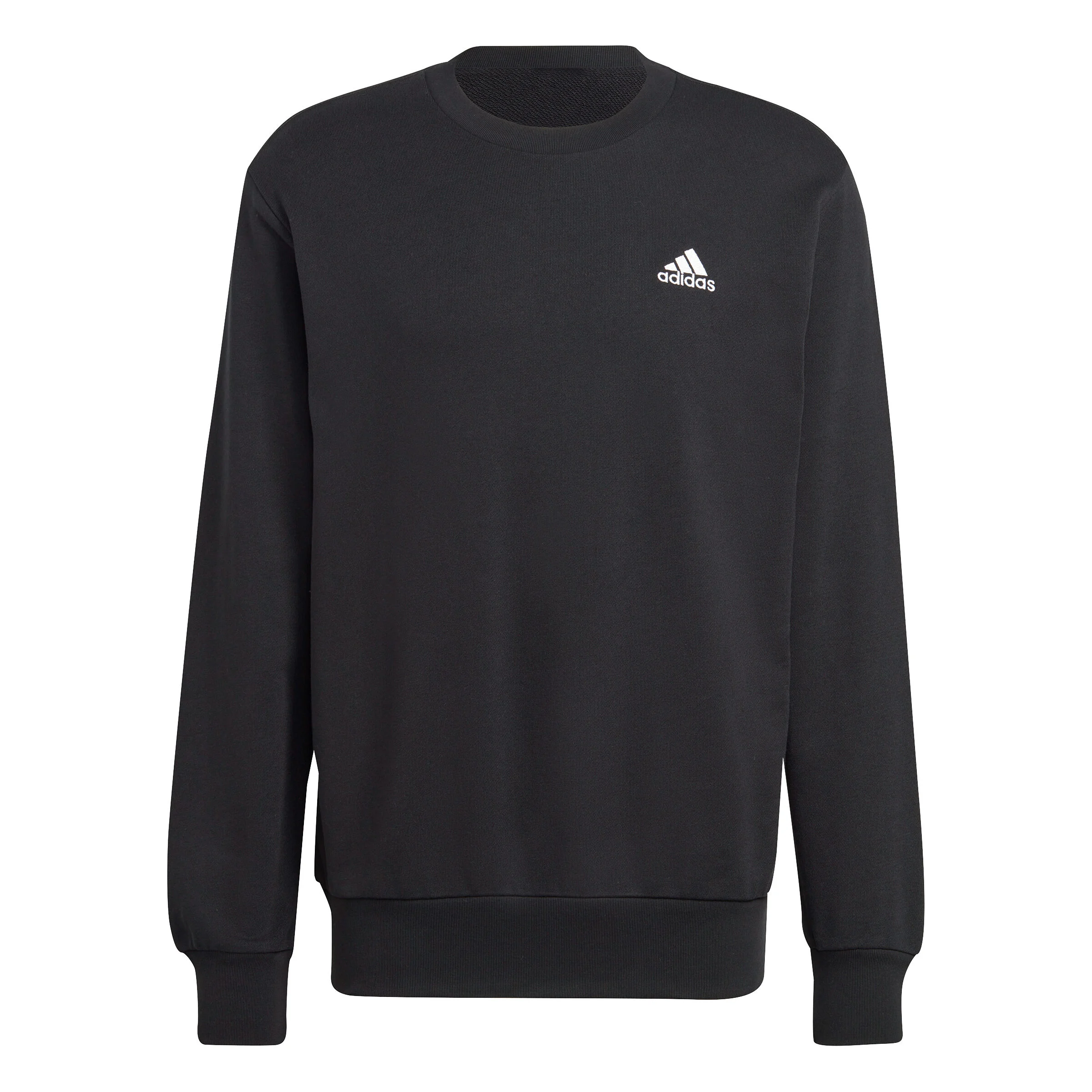 Essentials French Terry Embroidered Small Logo Sweatshirt Herren - Schwarz