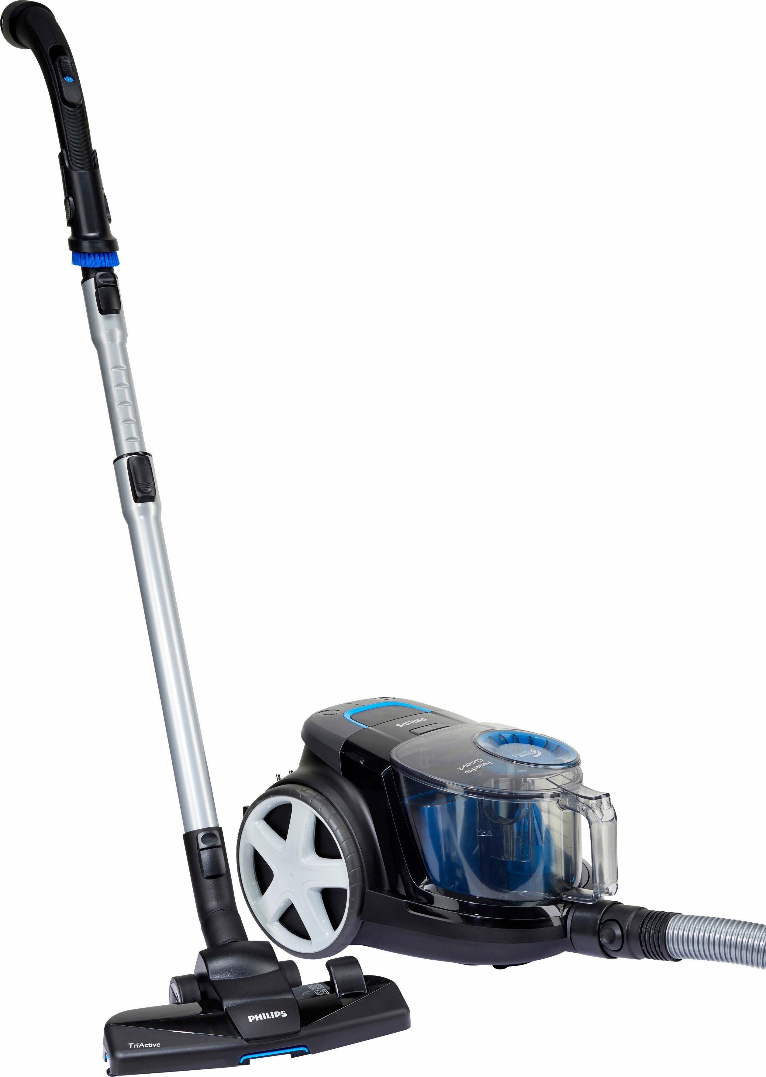 Philips Bodenstaubsauger FC9331/09, 900 W, beutellos, mit 1,5 l Fasungsvermögen und Tri-Active-Düse