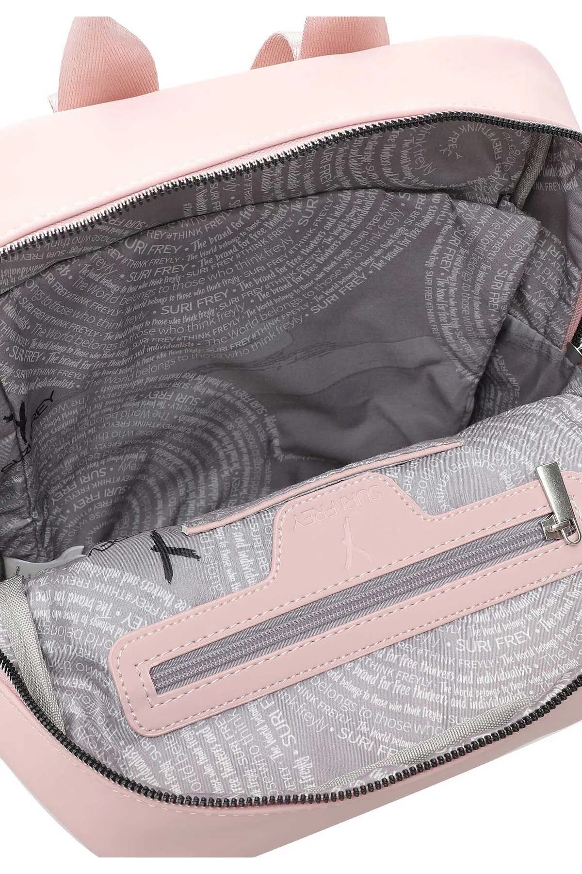 SURI FREY  Rucksack - Rosa - Unifarben