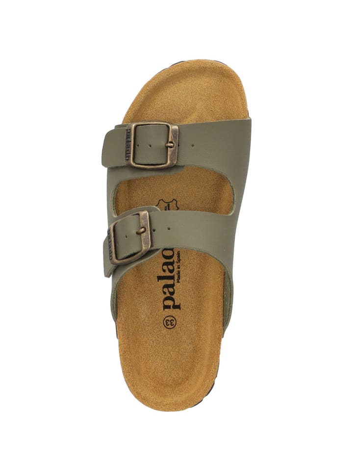 palado Pantoletten in khaki günstig kaufen