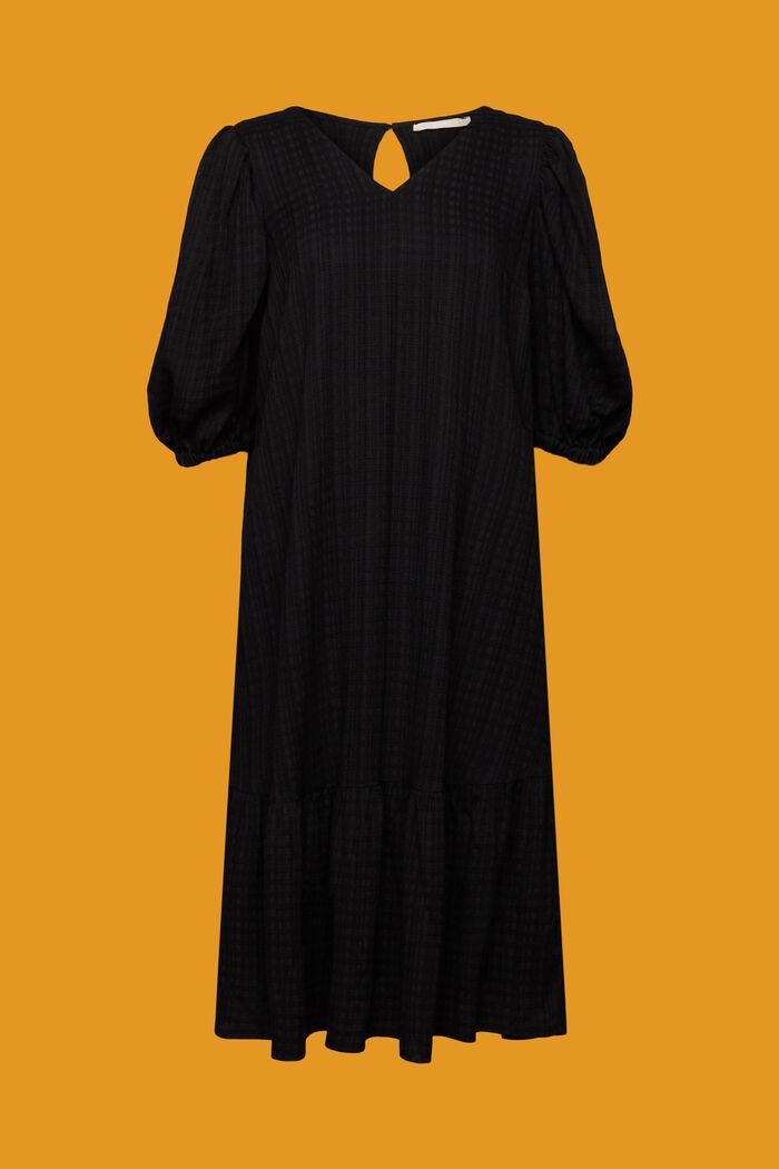 Strukturiertes Midikleid