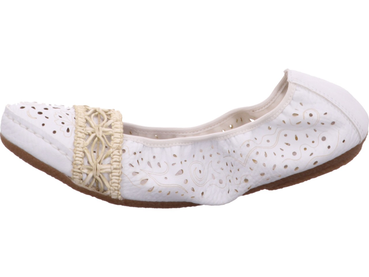 RIEKER Ballerinas weiss