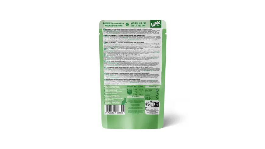 WOW Katzennassfutter Huhn in Sauce 85 g