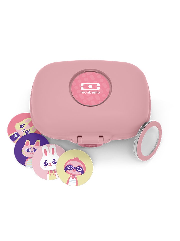 Monbento 3tlg, Snack-Set in Rosa günstig kaufen onesize