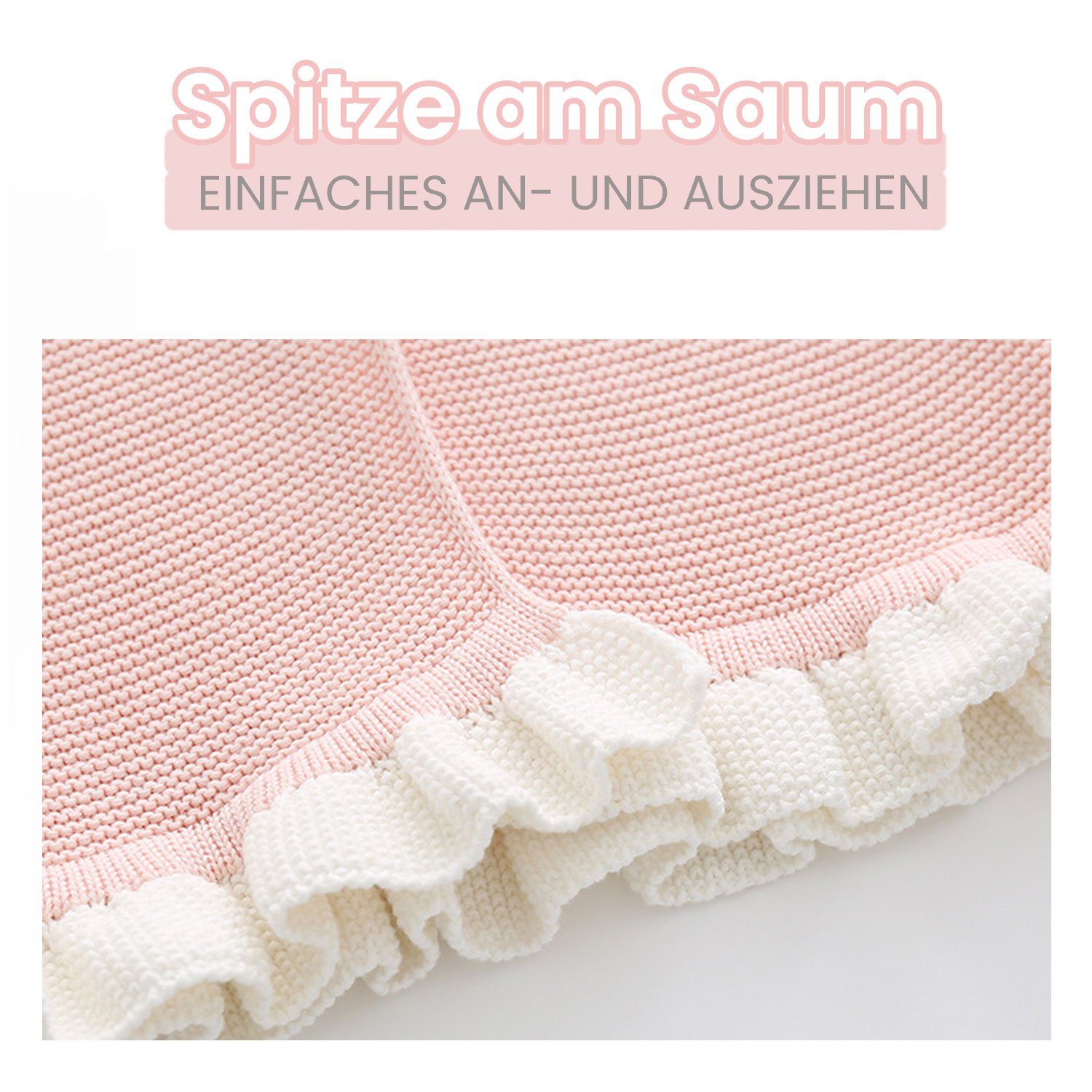 TOPMELON Strickjacke Kinder Mädchen Strickjacke Herbst Gestrickt Pullover