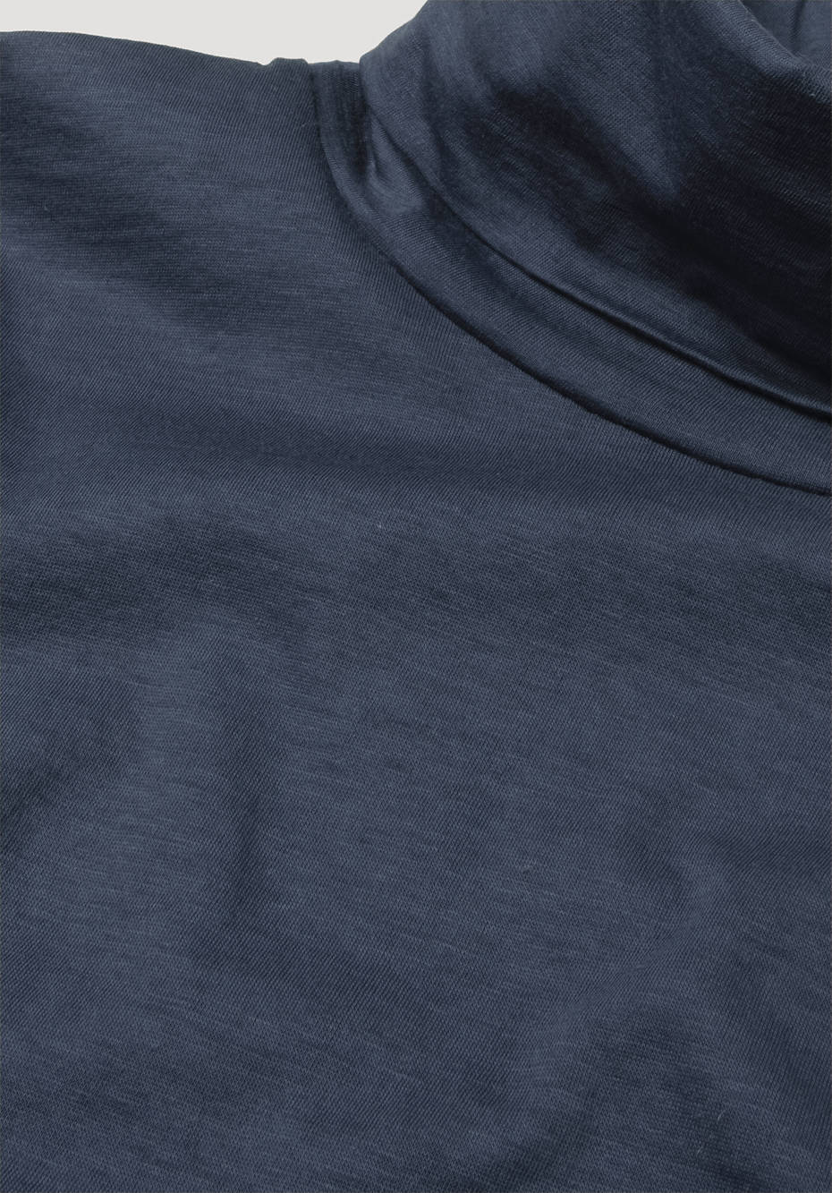 Rollkragen-Shirt aus reiner Bio-Baumwolle