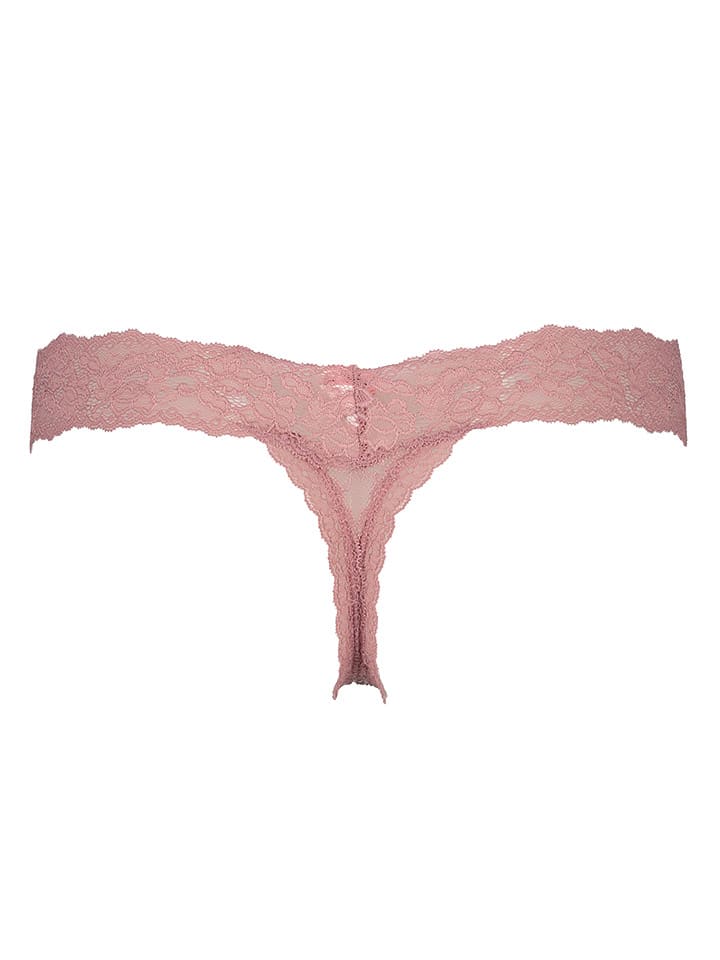 Hunkemöller 3er-Set: Strings in Lila/ Altrosa/ Mint günstig kaufen