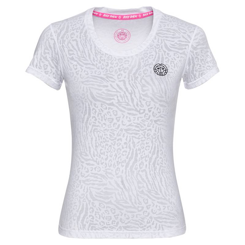 BIDI BADU Anni Burnout Tech Tee Tennisshirt Damen