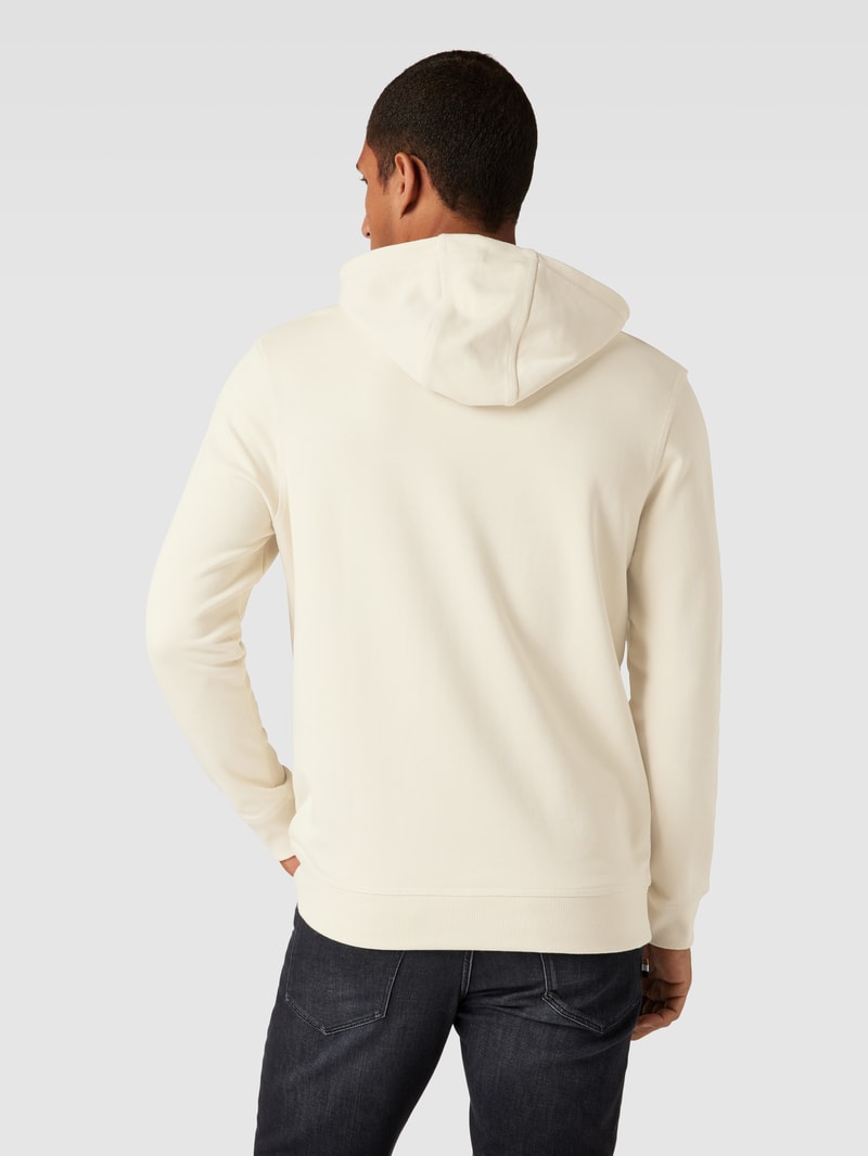 Hoodie mit Kapuze Modell 'SAMUEL' in weiß
