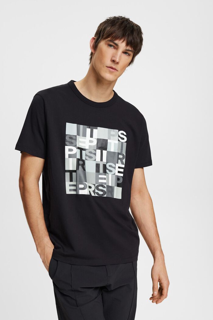 T-Shirt mit Logo-Print, Bio-Baumwolle