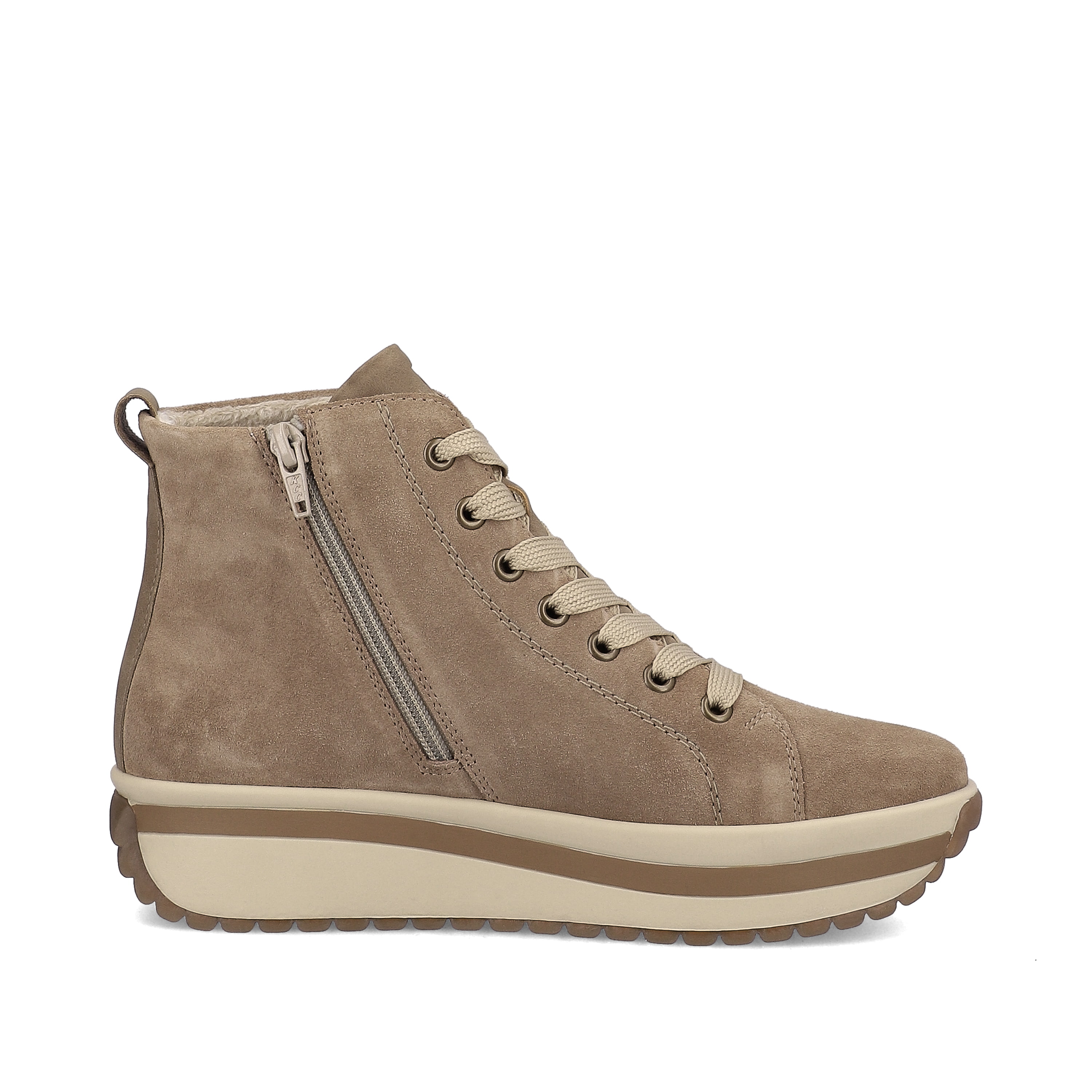 Rieker Damen Sneaker High hazel wood