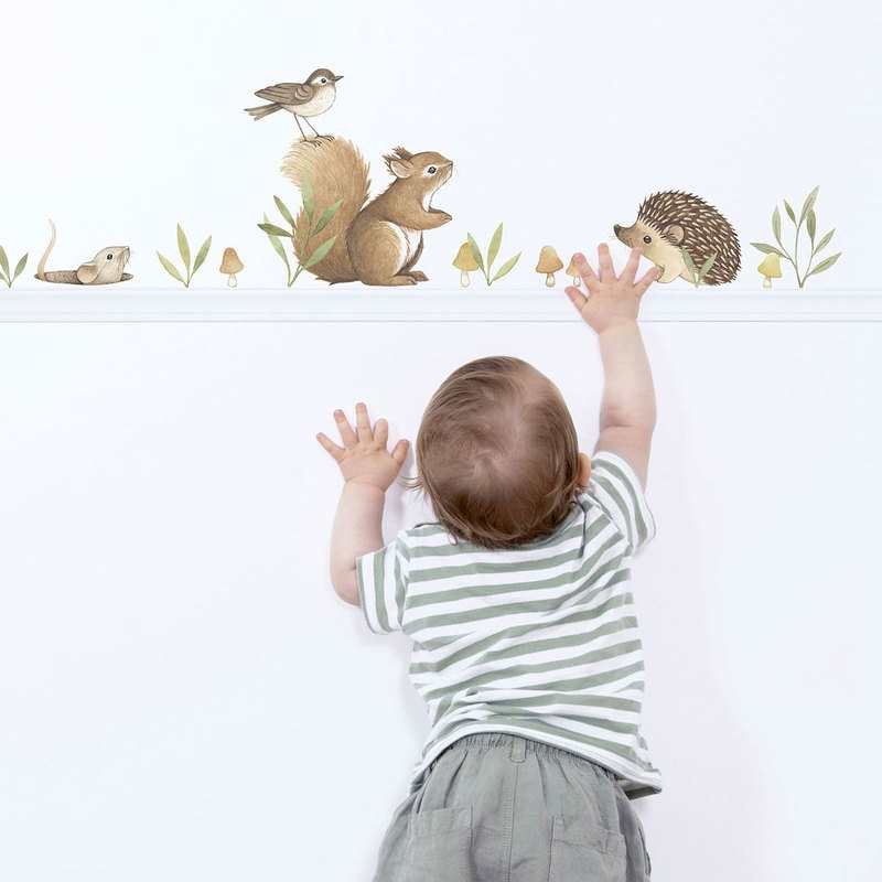 Stickers décoration Petits animaux de la forêt Lilipinso and Co