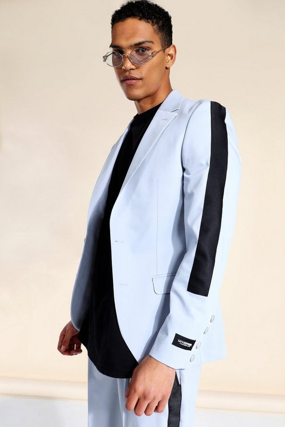 Einreihige Skinny Anzugjacke