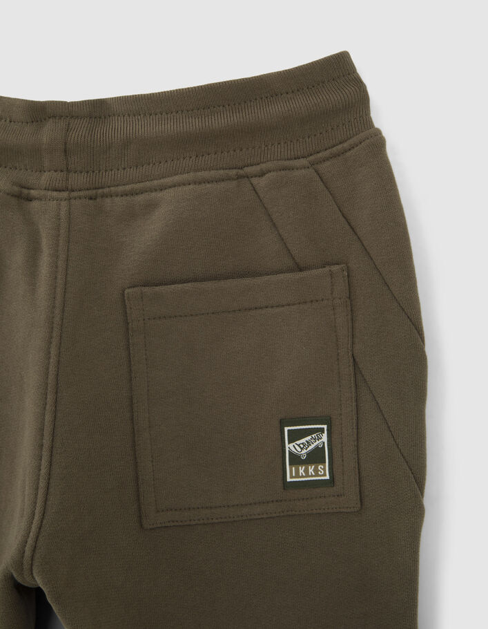 Jogging kaki avec découpes garçon