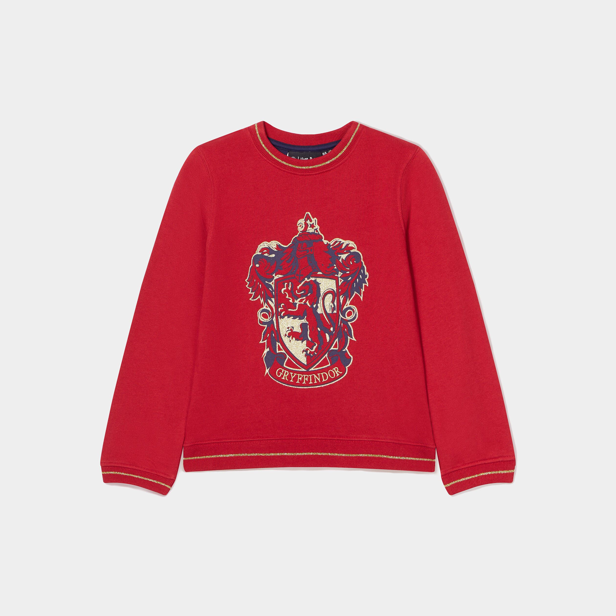 Sweat col rond coton Harry Potter bordeaux fille | La Halle