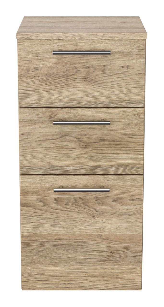 Posseik Midischrank 75cm eiche hell seidenglanz