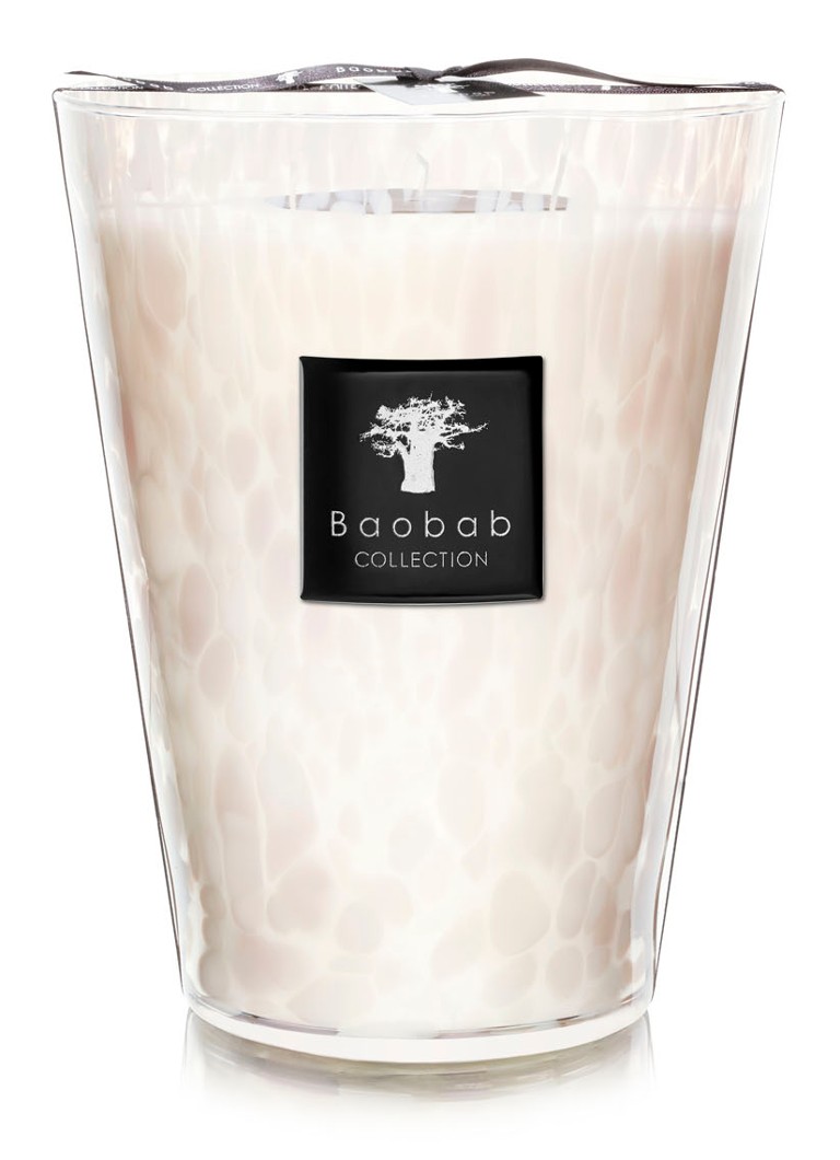 Collection Baobab Perles Blanches Max 24 bougies parfumées 3 kg