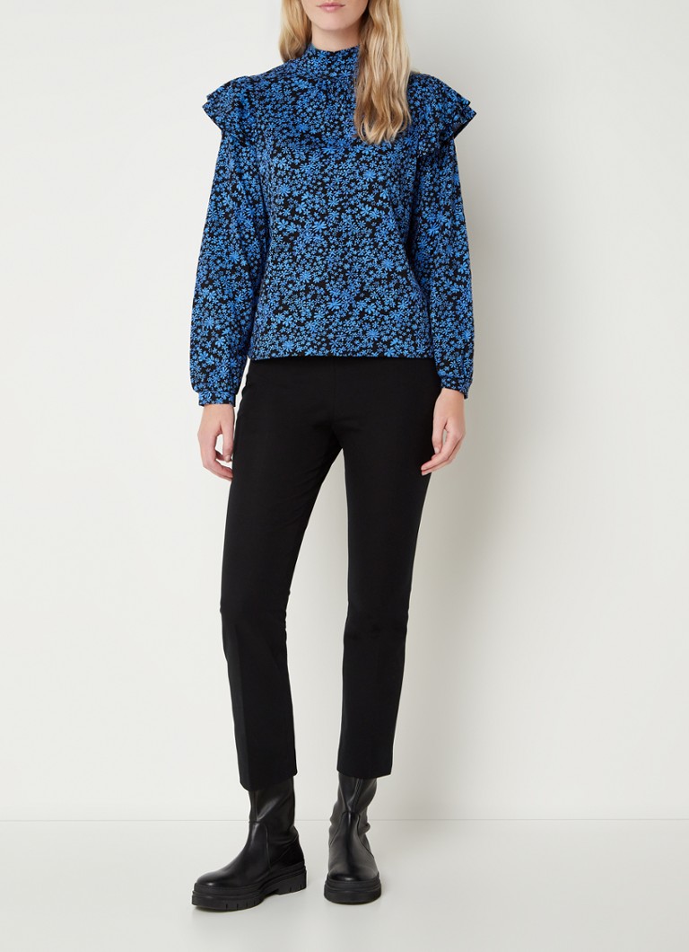 Svilpes Boho volānsPlecu kreklsDžersijs Tops