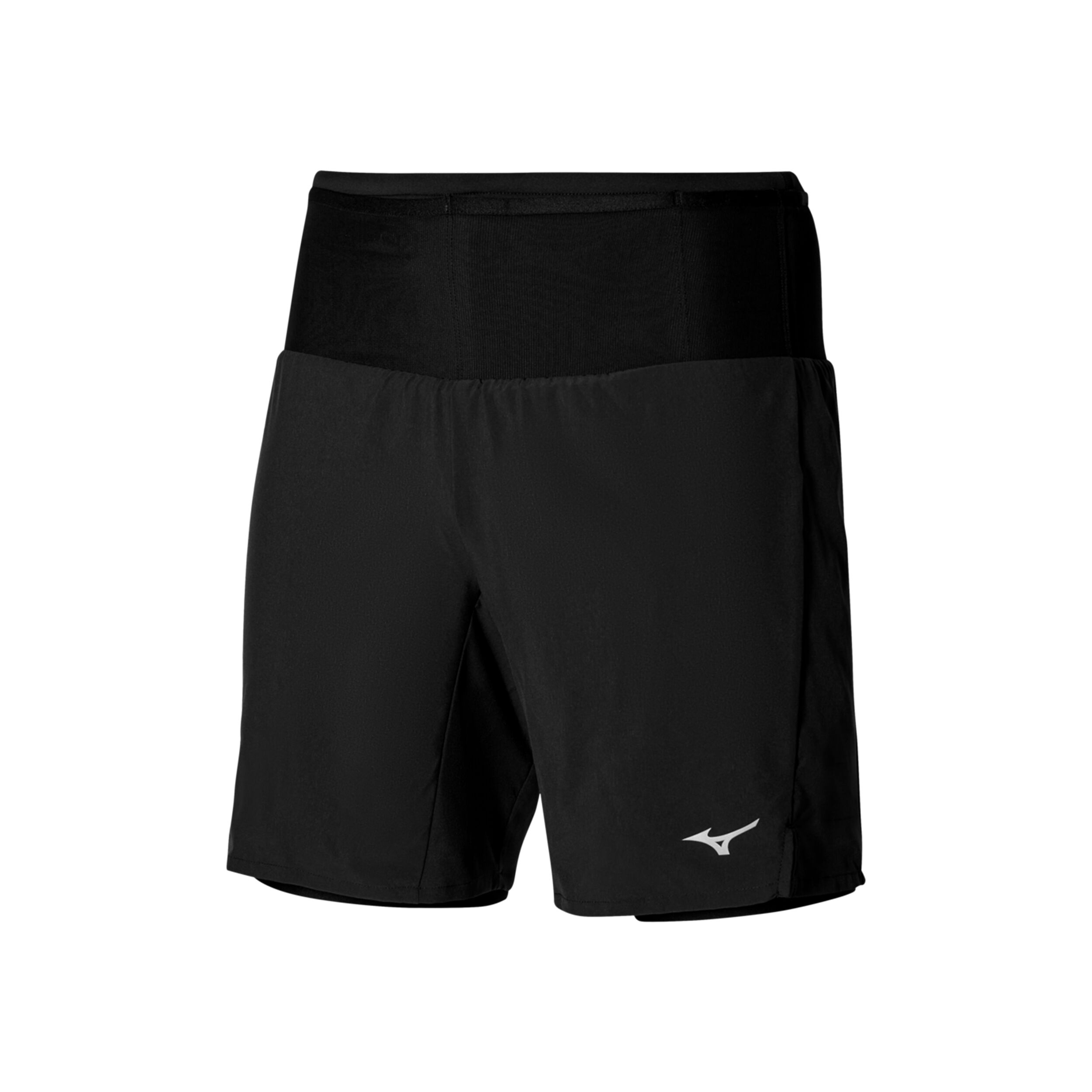 Multi Pocket 2in1 7.5 Laufshorts Herren - Schwarz