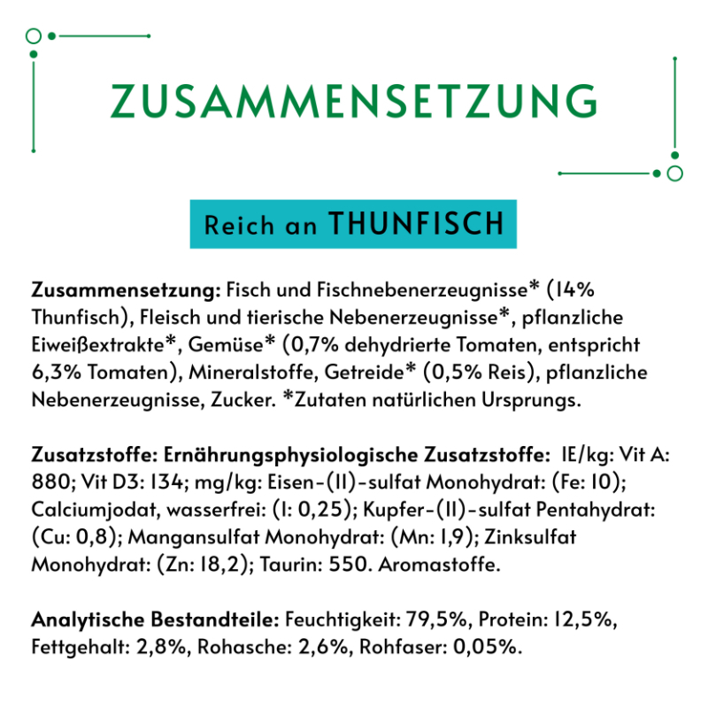 GOURMET Nassfutter GOURMET Nature's Creations 12x85g Thunfisch
