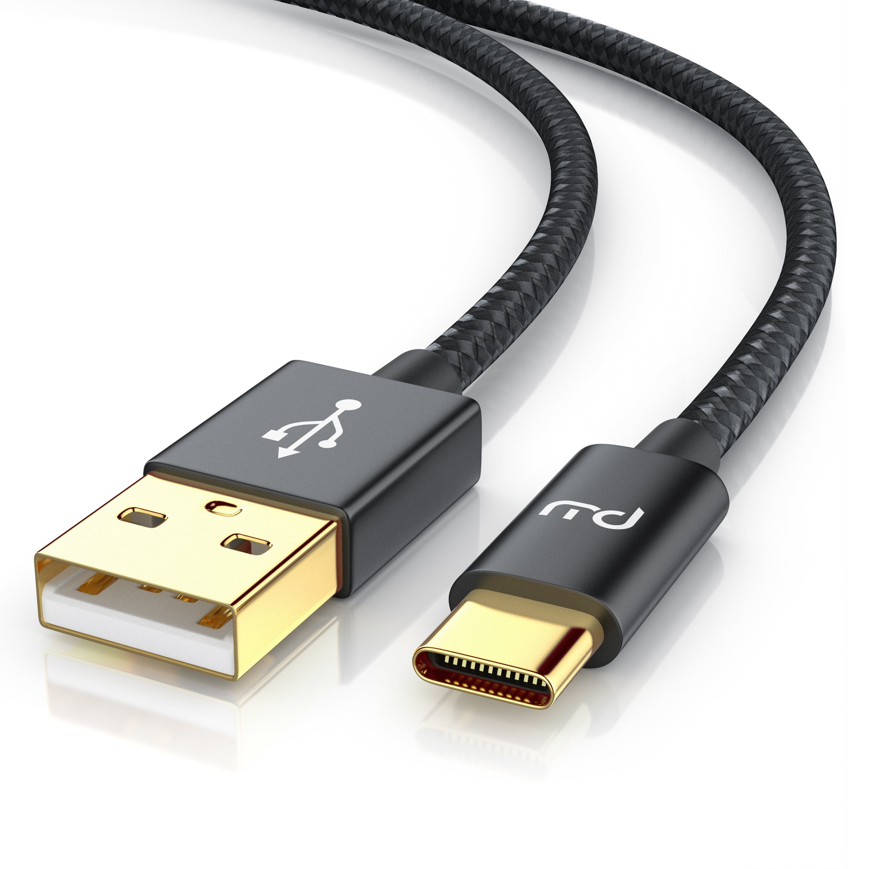 Primewire USB-Kabel, 3.1, USB-C, USB 3.0 Typ A (100 cm), Ladekabel, Datenkabel, Adapterkabel für Smartphone & Tablet - 1m