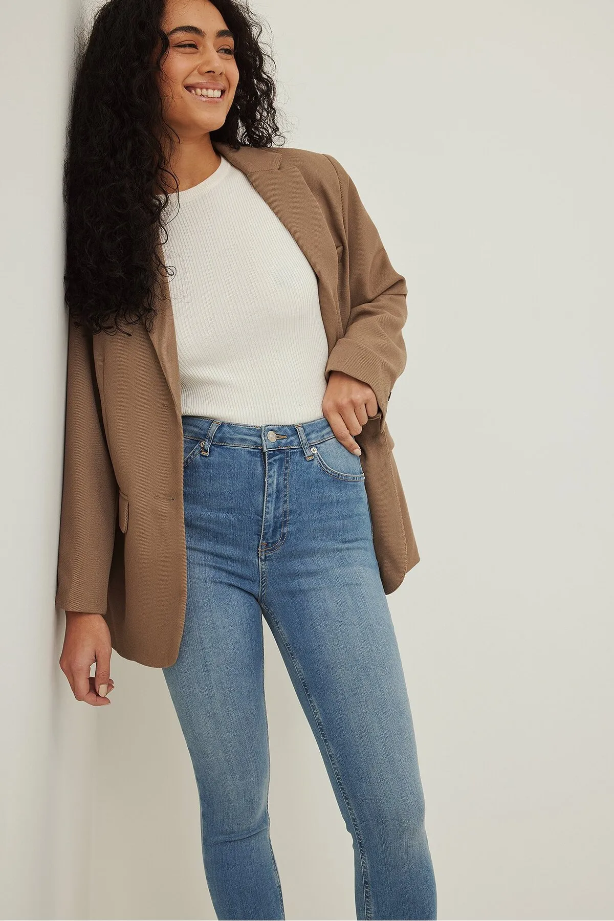 NA-KD  Jeans - Blau - Skinny