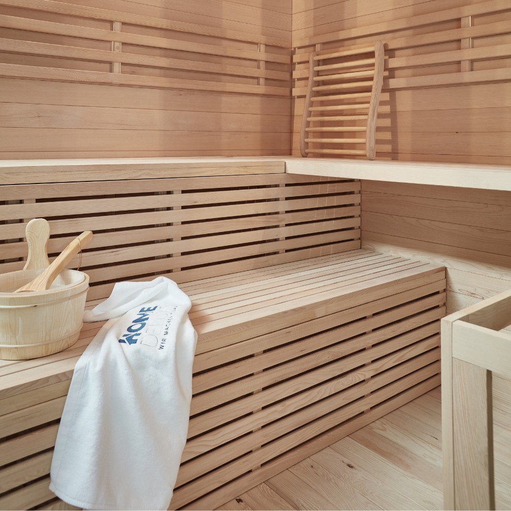 Home Deluxe Traditionelle Sauna SKYLINE XL BIG 200 x 200 cm