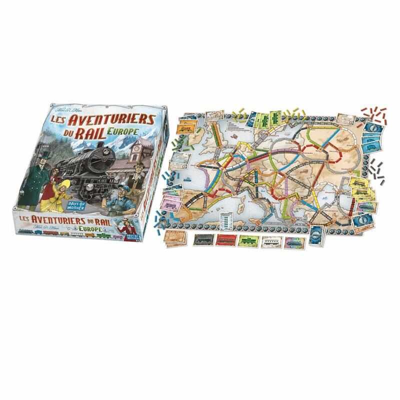 Jeu de société Les aventuriers du rail Europe Asmodée