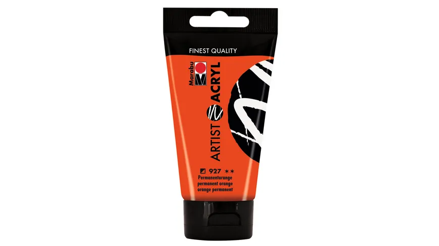 Marabu Artist Acryl, Permanentorange 927, 75 ml 75 ml