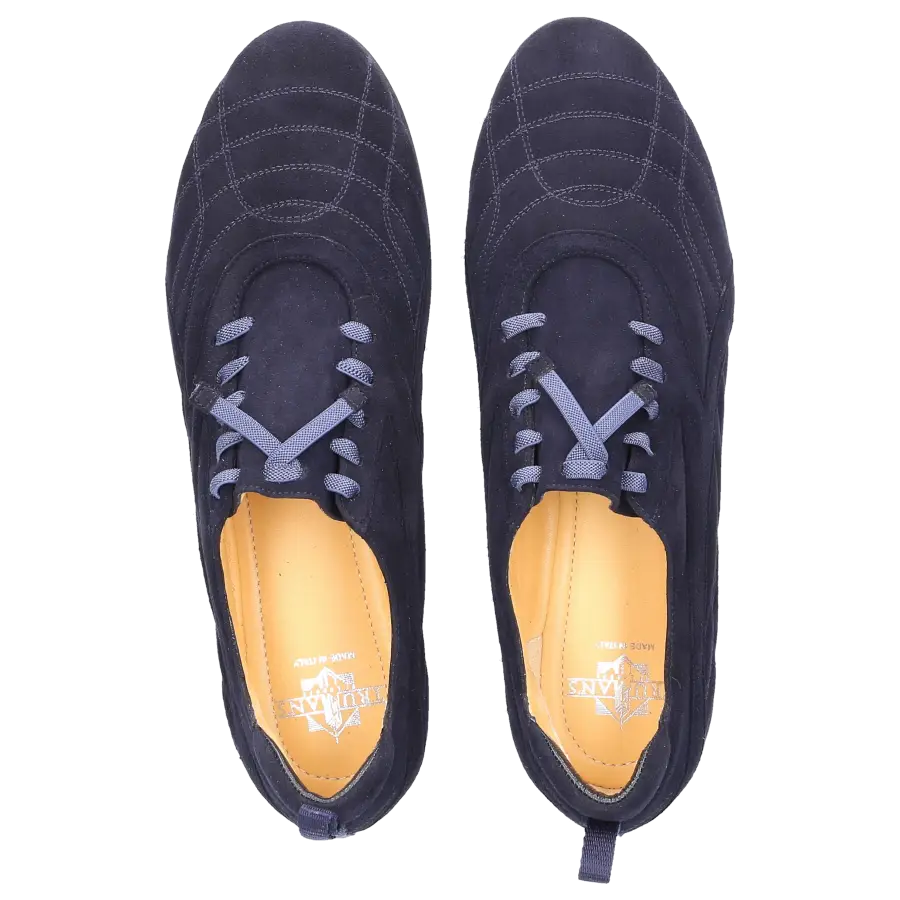 Truman's - Slip Ons 9357 Veloursleder - blau