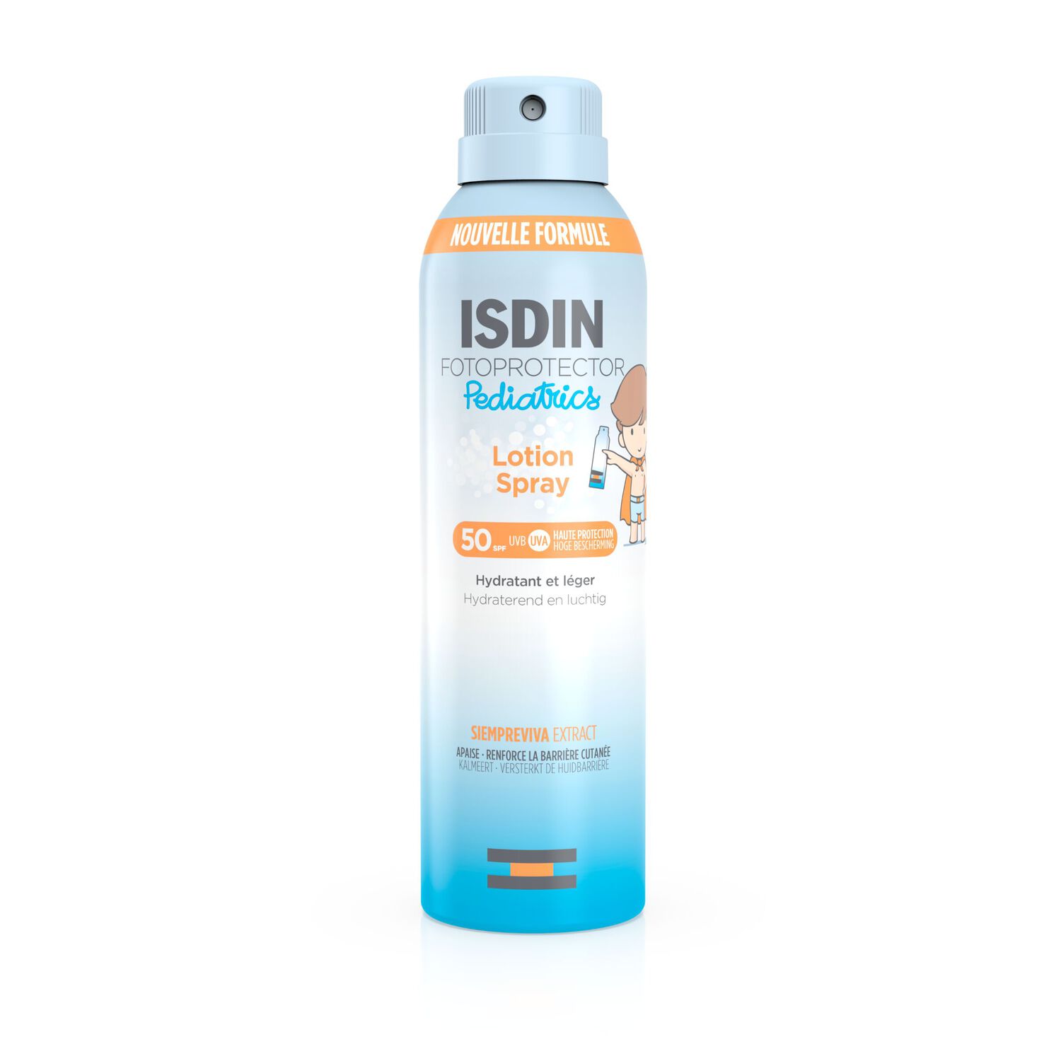 Isdin Lotion Spray Pediatrics Crème solaire corps SPF50 pour enfants 250ml