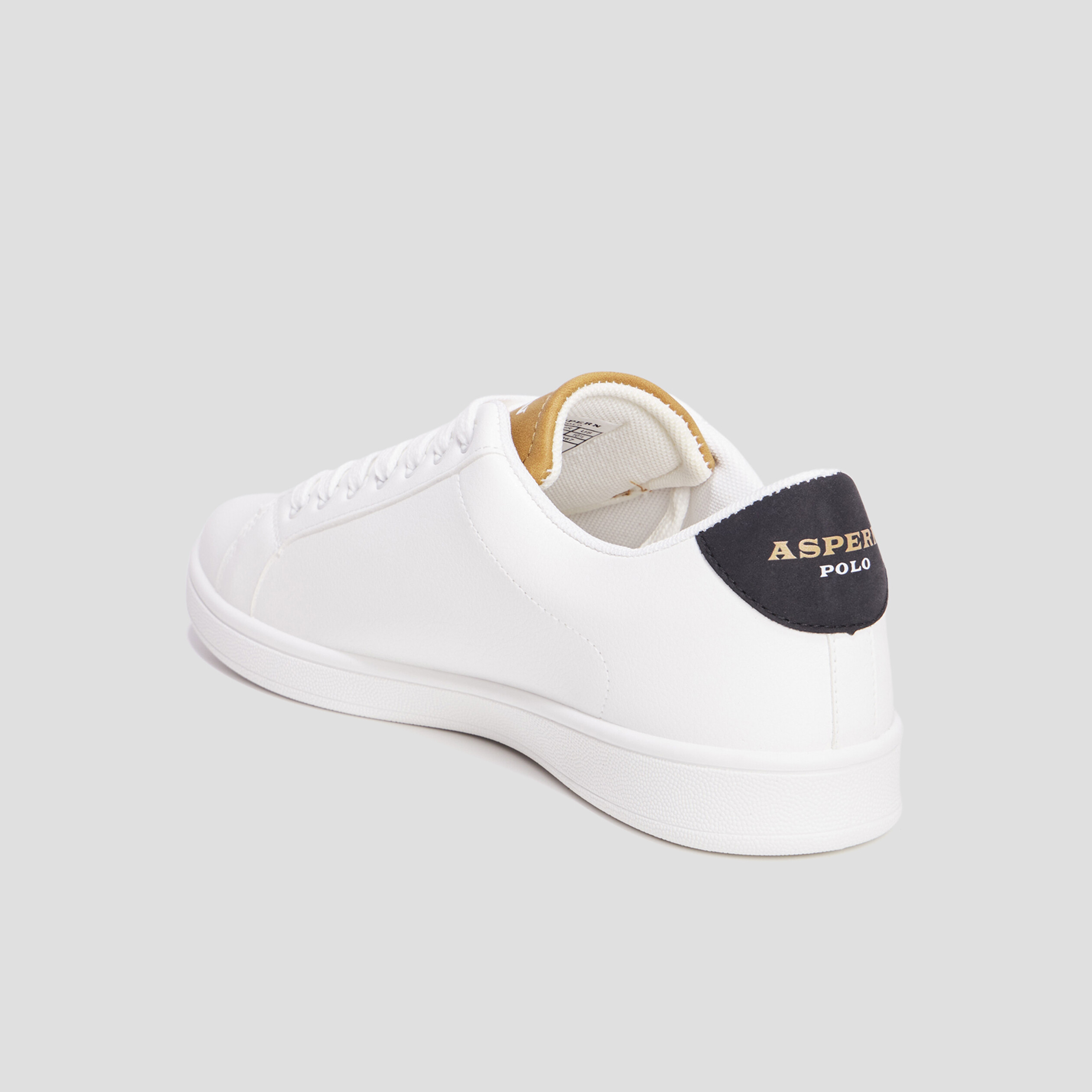 Tennis basses à lacets Aspern Polo blanc homme | La Halle