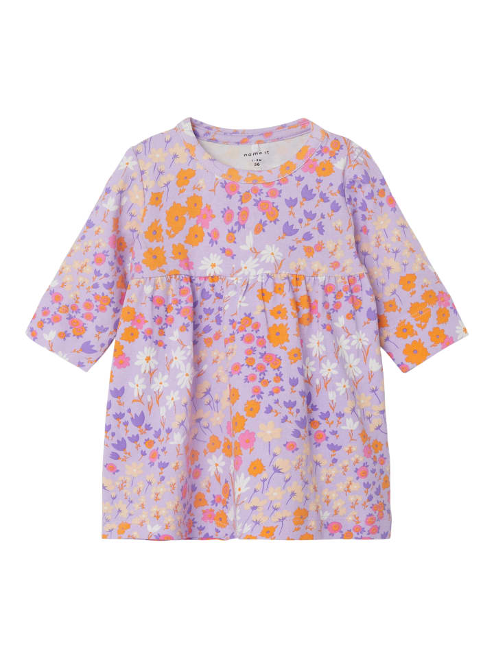 name it Jerseykleid NBFTUNNA LS DRESS in lilac breeze günstig kaufen
