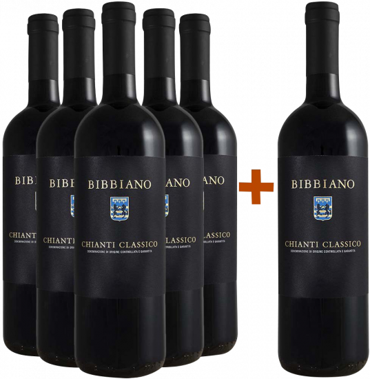5+1 Paket Bibbiano Chianti Classico DOCG BIO - Tenuta di Bibbiano